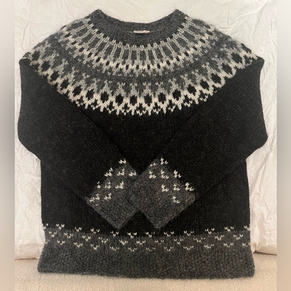 Vintage ski wool sweater